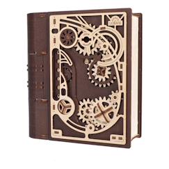 Livre des secrets en bois à construire – boîte mécanique 3D avec combinaison et compartiment caché  - vertbaudet enfant