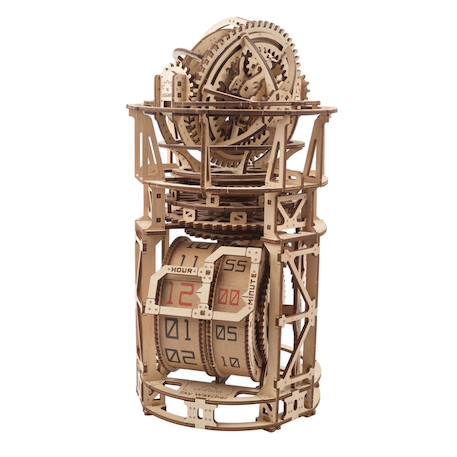 Horloge Skywatcher Tourbillon – Maquette mécanique en bois à construire, puzzle 3D fonctionnel Brown 1 - vertbaudet enfant 