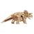 Tricératops – Maquette mécanique en bois à construire, dinosaure animé à ressort Brown 4 - vertbaudet enfant 