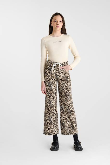 Pantalon droite en jeans arasgi Leopard 2 - vertbaudet enfant 