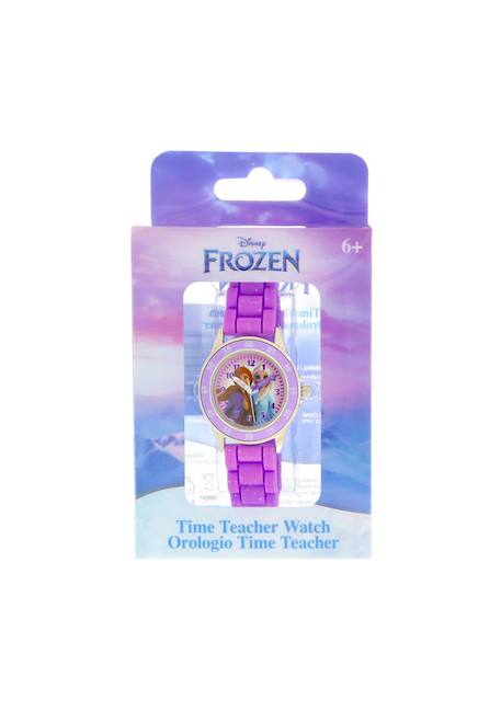 Montre d’apprentissage de l’heure La Reine des Neiges pour enfants Violet 4 - vertbaudet enfant 