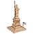 Statue de la Liberté – Maquette en bois à construire, puzzle 3D emblématique de New York Brown 1 - vertbaudet enfant 