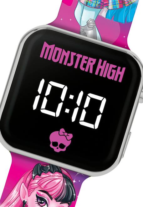 Montre LED Monster High pour enfants Multicolor 4 - vertbaudet enfant 