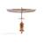 Lanceur d’avion en bois à construire – maquette mécanique 3D avec moteur à élastique et avions inclus Brown 5 - vertbaudet enfant 