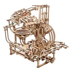 Circuit à billes avec palan et monte-charge – Maquette en bois mécanique à construire  - vertbaudet enfant