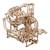Circuit à billes avec palan et monte-charge – Maquette en bois mécanique à construire Brown 1 - vertbaudet enfant 