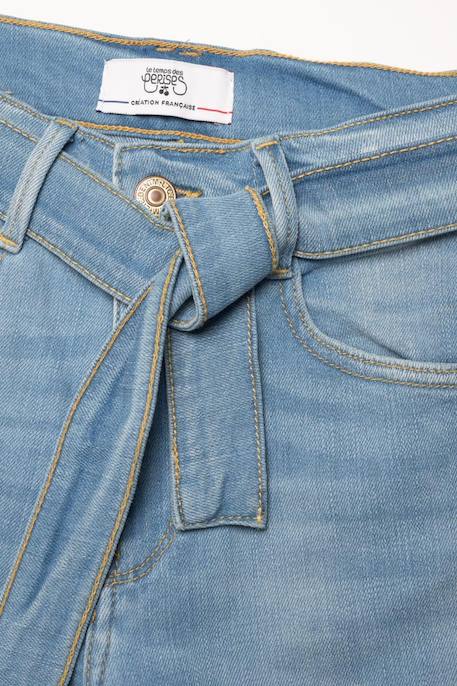 Jeans droite large, 7/8ème Blue 4 - vertbaudet enfant 