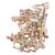 Parcours à billes avec gradins en bois à construire – maquette mécanique 3D modulable et ludique Brown 3 - vertbaudet enfant 