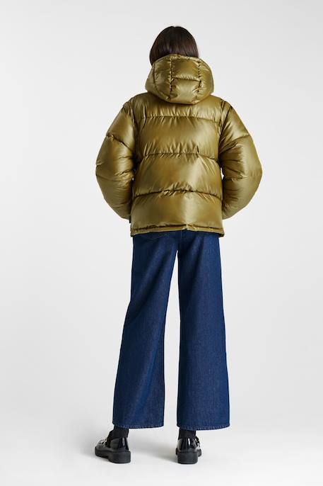 Doudoune à capuche ingegi Kaki 4 - vertbaudet enfant 