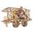 Mini Biplan – Maquette mécanique en bois à construire, puzzle 3D à moteur élastique Brown 2 - vertbaudet enfant 