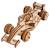 Bolide compact – Maquette en bois à construire, puzzle 3D voiture de course pour enfants Brown 2 - vertbaudet enfant 