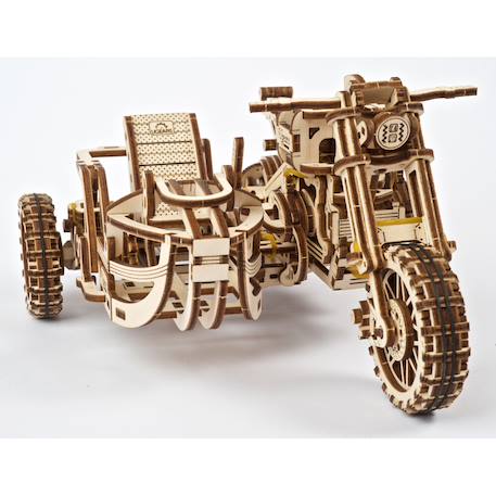 Horloge Steampunk 2.0 – Maquette mécanique en bois à construire, puzzle 3D décoratif Brown 2 - vertbaudet enfant 