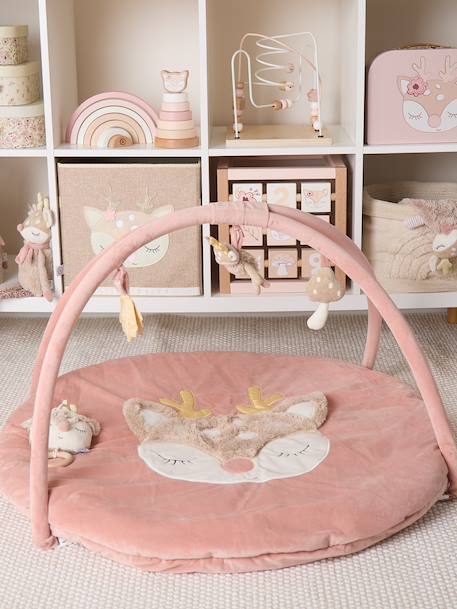 Tapis d'éveil avec arches amovibles Faon ella+Gris 1 - vertbaudet enfant 