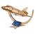 Navette spatiale Discovery – Maquette en bois à construire avec télescope Hubble et support flottant Brown 1 - vertbaudet enfant 