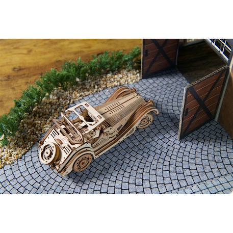 Voiture de sport souris rapide – Maquette en bois à construire, puzzle 3D mécanique à moteur à ressort Brown 6 - vertbaudet enfant 