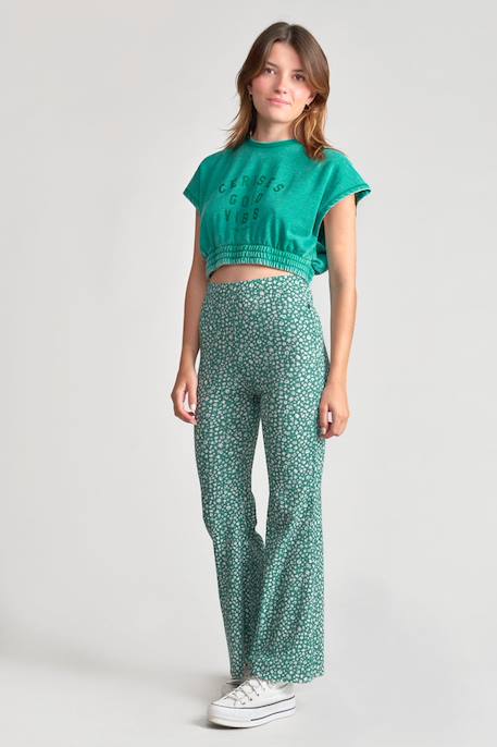 Pantalon bootcut jayagi Eucalyptus 2 - vertbaudet enfant 