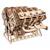 Moteur V8 – Maquette mécanique en bois à construire, puzzle 3D fonctionnel avec moteur électrique Brown 2 - vertbaudet enfant 