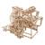 Circuit à billes avec palan et monte-charge – Maquette en bois mécanique à construire Brown 2 - vertbaudet enfant 