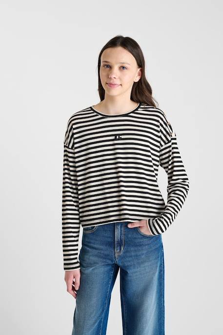 Tee-shirt kinagi Black 1 - vertbaudet enfant 