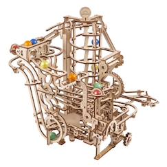 Palan à spirale pour piste de billes – Maquette en bois mécanique à construire  - vertbaudet enfant