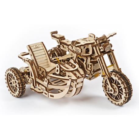 Horloge Steampunk 2.0 – Maquette mécanique en bois à construire, puzzle 3D décoratif Brown 1 - vertbaudet enfant 