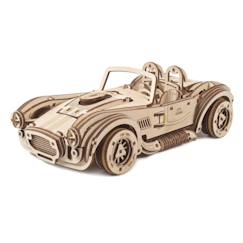 Voiture de course Drift Cobra en bois à construire – maquette mécanique 3D inspirée des muscle cars américaines  - vertbaudet enfant