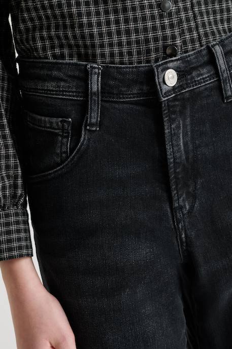 Jeans droite revers, longueur 34 Black / black 5 - vertbaudet enfant 