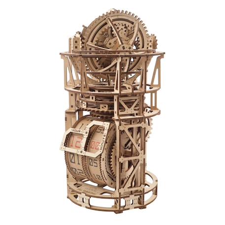 Horloge Skywatcher Tourbillon – Maquette mécanique en bois à construire, puzzle 3D fonctionnel Brown 2 - vertbaudet enfant 