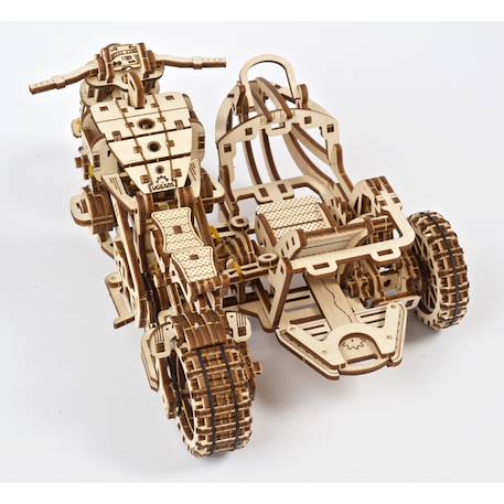 Horloge Steampunk 2.0 – Maquette mécanique en bois à construire, puzzle 3D décoratif Brown 5 - vertbaudet enfant 