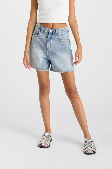 Short en jeans dionygi Blue 1 - vertbaudet enfant 