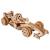 Bolide compact – Maquette en bois à construire, puzzle 3D voiture de course pour enfants Brown 4 - vertbaudet enfant 