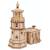 Phare de Split Rock – Maquette en bois lumineuse à construire, veilleuse inspirée du lac Supérieur Brown 1 - vertbaudet enfant 