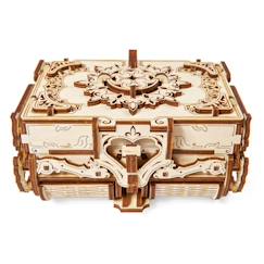 Boîte antique en bois à construire – coffret mécanique 3D avec compartiments secrets et verrouillage  - vertbaudet enfant