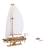 Yacht Beauté de l’Océan – Maquette décorative en bois à assembler Brown 1 - vertbaudet enfant 