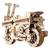 Scooter pliant Moto Compact – Maquette en bois mécanique à construire Brown 3 - vertbaudet enfant 