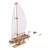 Yacht Beauté de l’Océan – Maquette décorative en bois à assembler Brown 2 - vertbaudet enfant 