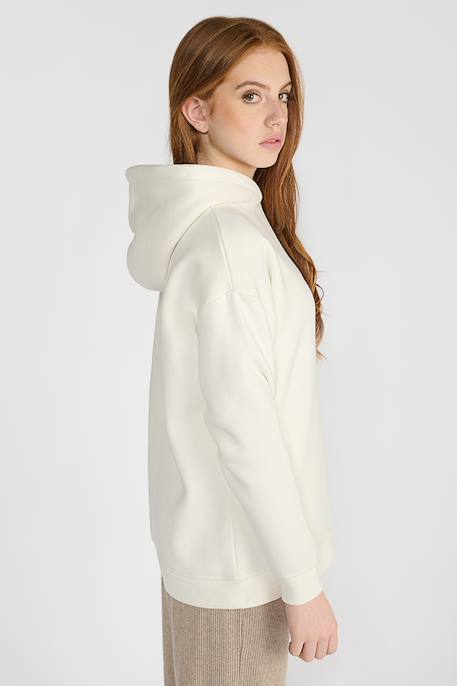Sweat-shirt capuche samigi Cream 5 - vertbaudet enfant 