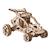 Mini Buggy en bois à construire – maquette mécanique 3D avec moteur à élastique Brown 1 - vertbaudet enfant 