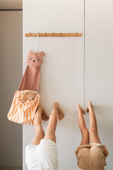 Rangement mural & sac-ours Brun, jaune et naturel 5 - vertbaudet enfant 