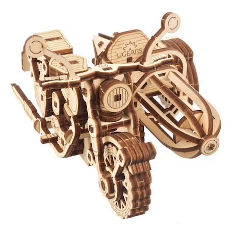 La Moto Volante de Hagrid – Mini maquette en bois avec side-car à assembler Brown 2 - vertbaudet enfant 