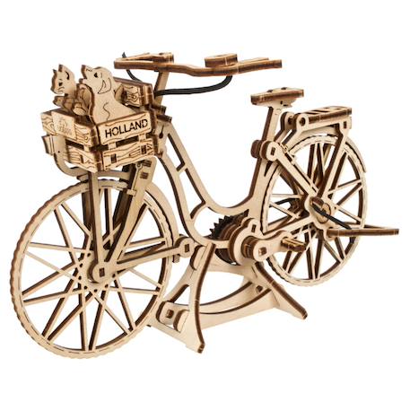 Bicyclette hollandaise – Maquette en bois à construire, puzzle 3D mécanique Brown 2 - vertbaudet enfant 