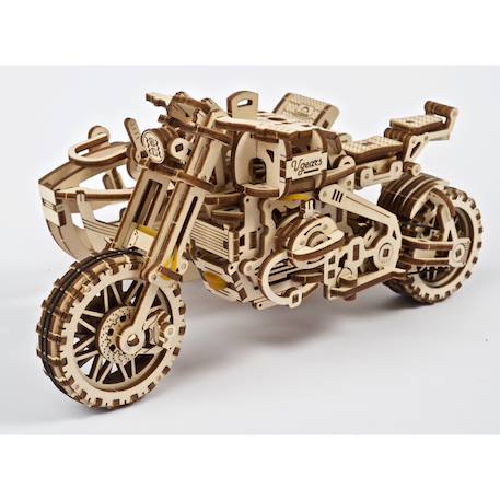 Horloge Steampunk 2.0 – Maquette mécanique en bois à construire, puzzle 3D décoratif Brown 4 - vertbaudet enfant 