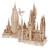 Château de Poudlard – Maquette en bois Harry Potter à construire, puzzle 3D magique Brown 1 - vertbaudet enfant 