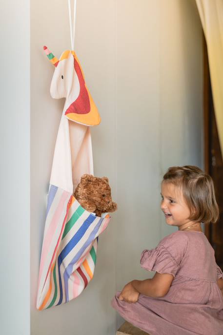 Rangement mural & sac-licorne Arc en ciel 3 - vertbaudet enfant 