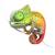 Puzzle 3d - caméléon Multicolor 1 - vertbaudet enfant 