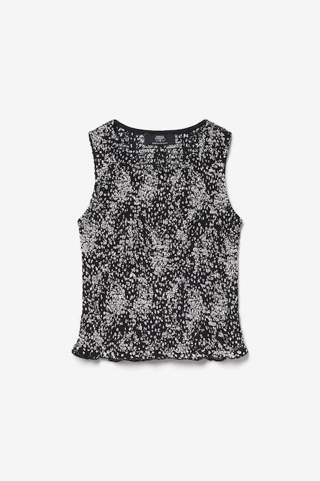 Top veronicg Black flower 1 - vertbaudet enfant 