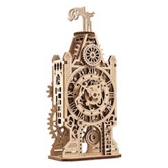 Ancien beffroi – Maquette mécanique en bois à construire, puzzle 3D décoratif avec horloge et engrenages  - vertbaudet enfant