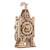 Ancien beffroi – Maquette mécanique en bois à construire, puzzle 3D décoratif avec horloge et engrenages Brown 1 - vertbaudet enfant 