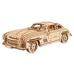 Coupé sport à aileron – Maquette en bois à construire, puzzle 3D mécanique avec portes papillon  - vertbaudet enfant