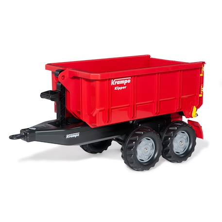 Rollycontainer - krampe pour tracteurs rolly toys Rouge et noir 1 - vertbaudet enfant 